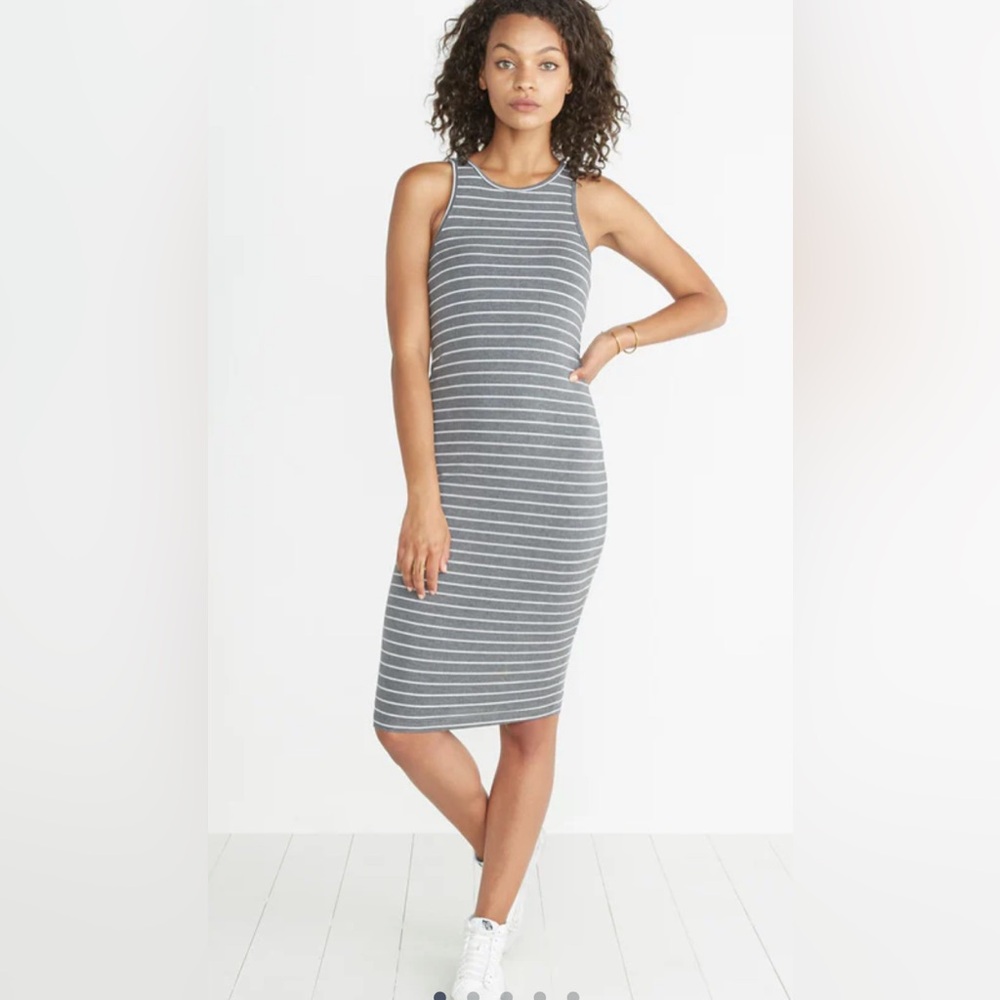MARINE LAYER Lexi Midi Tank Dress - Striped